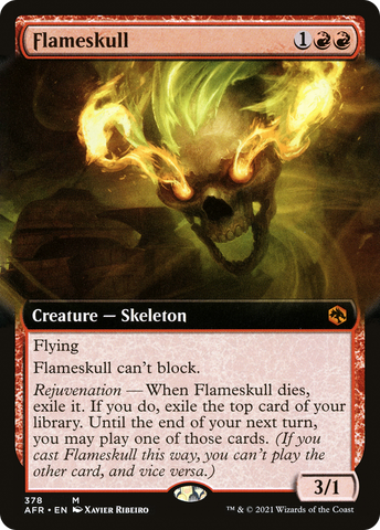 Flameskull (Extended Art) [Dungeons & Dragons: Adventures in the Forgotten Realms] - The Mythic Store | 24h Order Processing