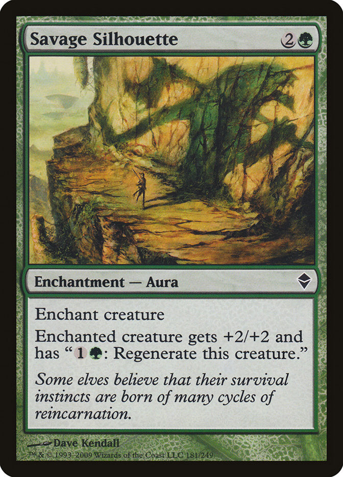 Savage Silhouette [Zendikar] - The Mythic Store | 24h Order Processing
