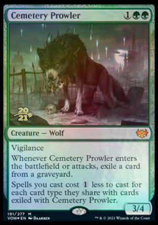 Cemetery Prowler [Innistrad: Crimson Vow Prerelease Promos] - The Mythic Store | 24h Order Processing