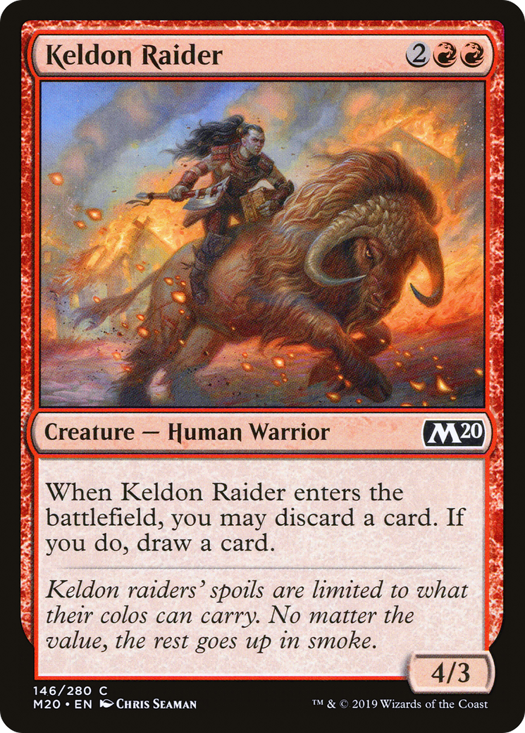Keldon Raider [Core Set 2020] - The Mythic Store | 24h Order Processing