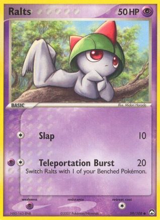 Ralts (59/108) (Stamped) [EX: Power Keepers] - The Mythic Store | 24h Order Processing