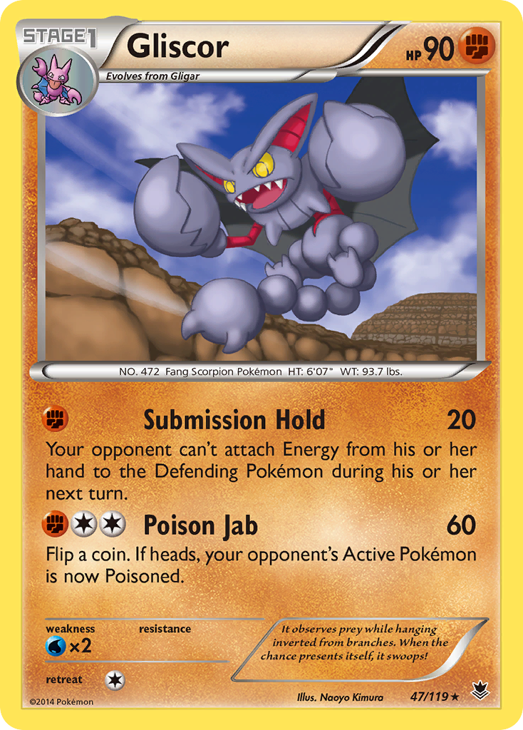 Gliscor (47/119) [XY: Phantom Forces] - The Mythic Store | 24h Order Processing