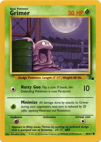 Grimer (48/62) [Fossil Unlimited] - The Mythic Store | 24h Order Processing
