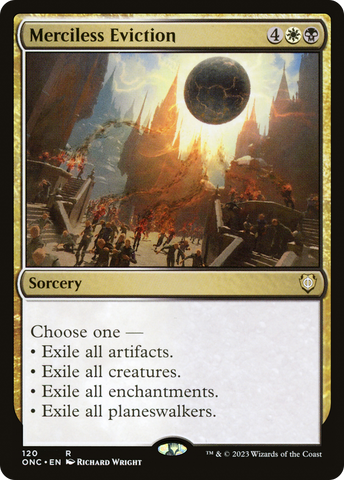 Merciless Eviction [Phyrexia: All Will Be One Commander] - The Mythic Store | 24h Order Processing