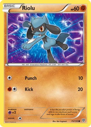 Riolu (75/135) [Black & White: Plasma Storm] - The Mythic Store | 24h Order Processing