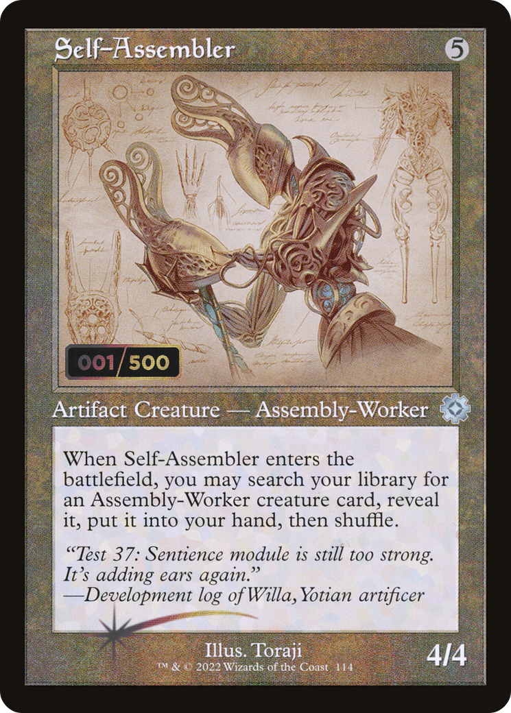 Self-Assembler (Retro Schematic) (Serialized) [The Brothers' War Retro Artifacts] - The Mythic Store | 24h Order Processing