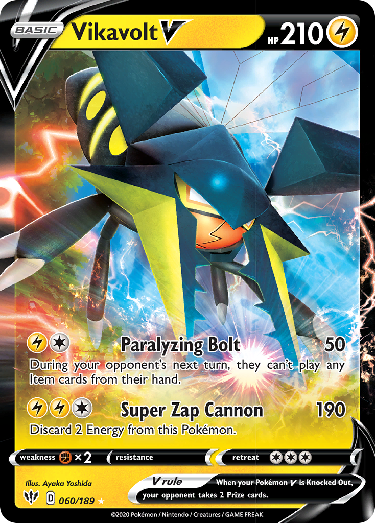 Vikavolt V (060/189) [Sword & Shield: Darkness Ablaze] - The Mythic Store | 24h Order Processing