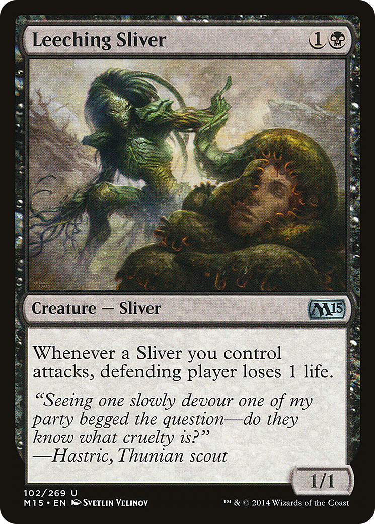 Leeching Sliver [Magic 2015] - The Mythic Store | 24h Order Processing