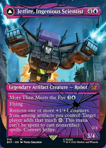 Jetfire, Ingenious Scientist // Jetfire, Air Guardian (Shattered Glass) [Transformers] - The Mythic Store | 24h Order Processing