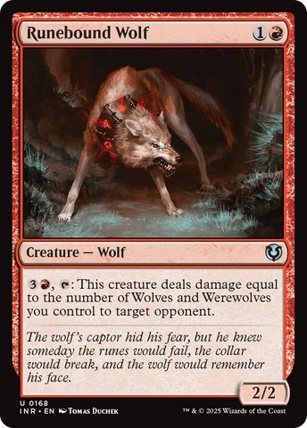 Runebound Wolf [Innistrad Remastered] - The Mythic Store | 24h Order Processing