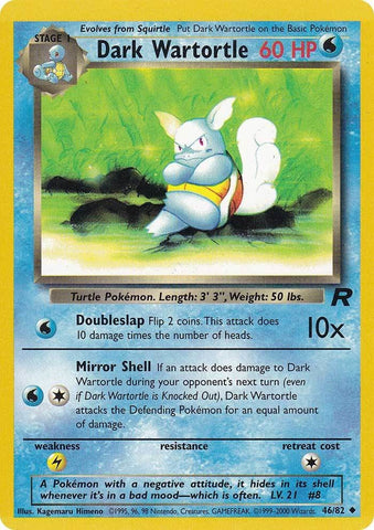 Dark Wartortle (46/82) [Team Rocket Unlimited] - The Mythic Store | 24h Order Processing
