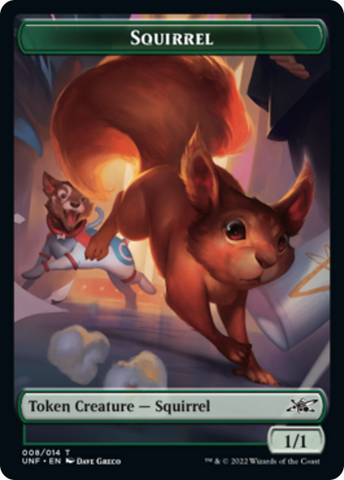Squirrel // Food (010) Double-Sided Token [Unfinity Tokens] - The Mythic Store | 24h Order Processing
