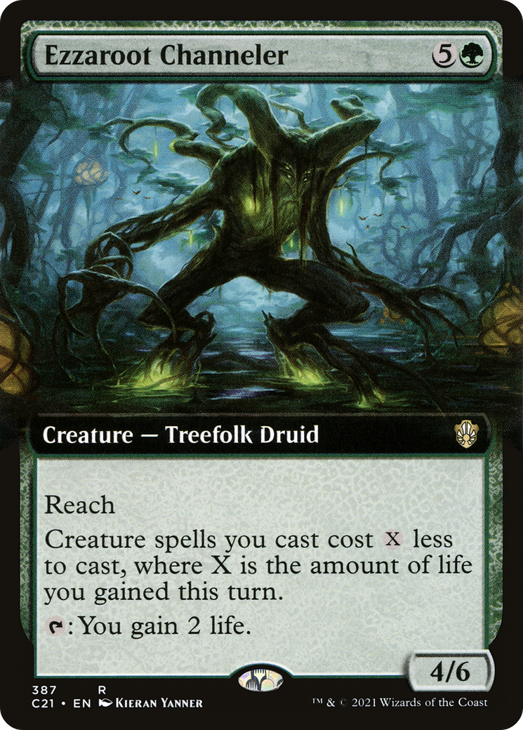 Ezzaroot Channeler (Extended Art) [Commander 2021] - The Mythic Store | 24h Order Processing