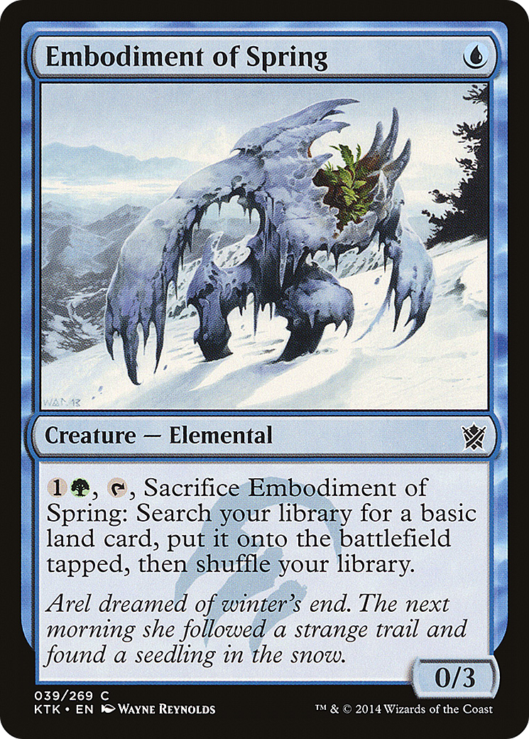 Embodiment of Spring [Khans of Tarkir] - The Mythic Store | 24h Order Processing