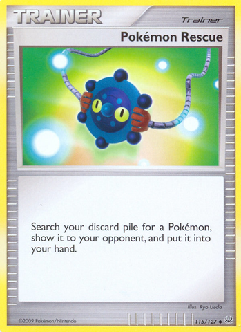 Pokemon Rescue (115/127) [Platinum: Base Set] - The Mythic Store | 24h Order Processing