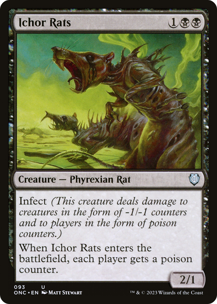 Ichor Rats [Phyrexia: All Will Be One Commander] - The Mythic Store | 24h Order Processing