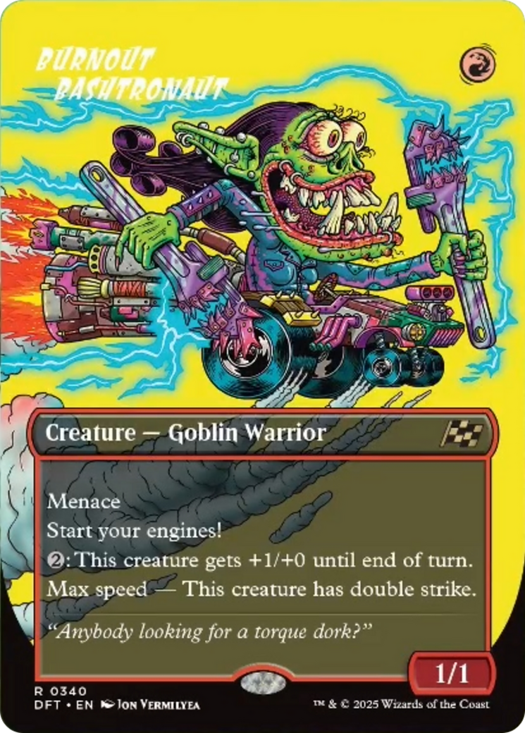 Burnout Bashtronaut (Borderless) [Aetherdrift] - The Mythic Store | 24h Order Processing