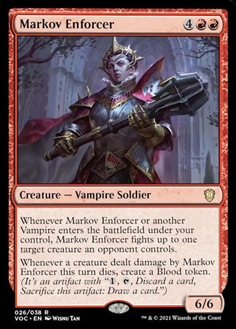 Markov Enforcer [Innistrad: Crimson Vow Commander] - The Mythic Store | 24h Order Processing