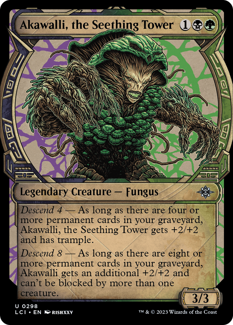 Akawalli, the Seething Tower (Showcase) [The Lost Caverns of Ixalan] - The Mythic Store | 24h Order Processing