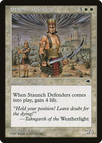 Staunch Defenders [Tempest] - The Mythic Store | 24h Order Processing