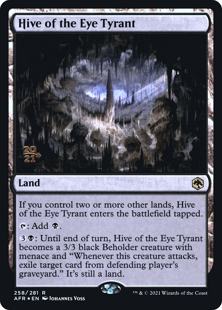 Hive of the Eye Tyrant [Dungeons & Dragons: Adventures in the Forgotten Realms Prerelease Promos] - The Mythic Store | 24h Order Processing