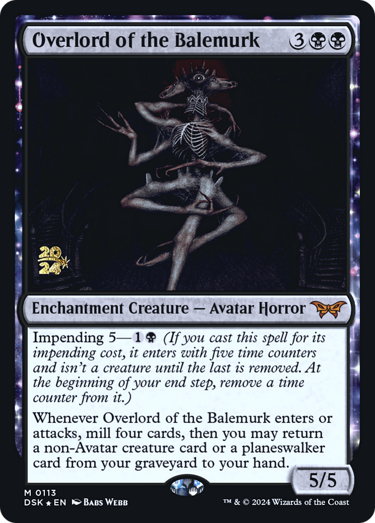 Overlord of the Balemurk [Duskmourn: House of Horror Prerelease Promos] - The Mythic Store | 24h Order Processing