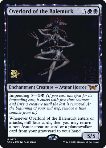 Overlord of the Balemurk [Duskmourn: House of Horror Prerelease Promos] - The Mythic Store | 24h Order Processing