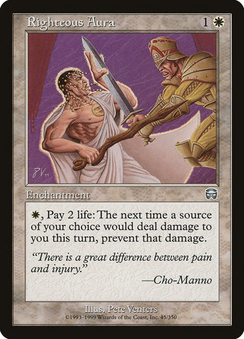 Righteous Aura [Mercadian Masques] - The Mythic Store | 24h Order Processing
