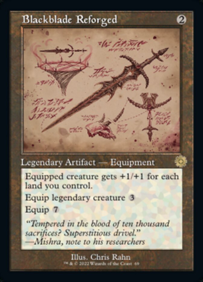 Blackblade Reforged (Retro Schematic) [The Brothers' War Retro Artifacts] - The Mythic Store | 24h Order Processing