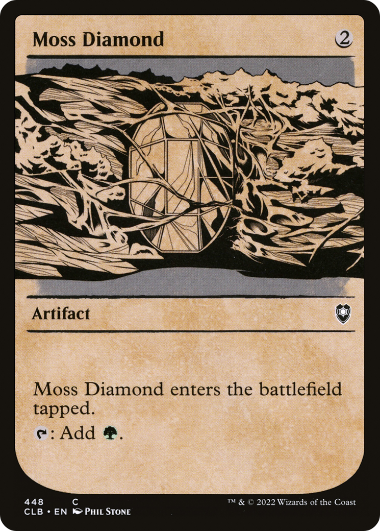 Moss Diamond (Showcase) [Commander Legends: Battle for Baldur's Gate] - The Mythic Store | 24h Order Processing
