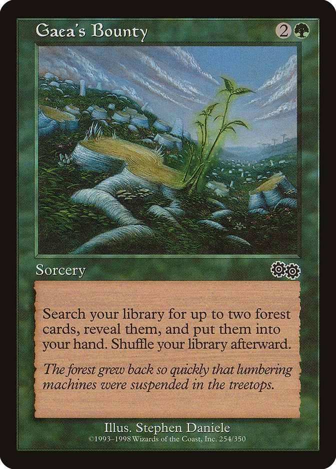 Gaea's Bounty [Urza's Saga] - The Mythic Store | 24h Order Processing