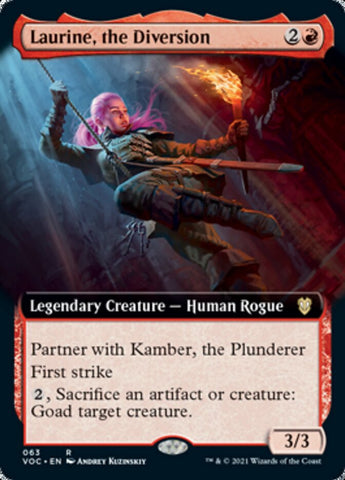 Laurine, the Diversion (Extended Art) [Innistrad: Crimson Vow Commander] - The Mythic Store | 24h Order Processing