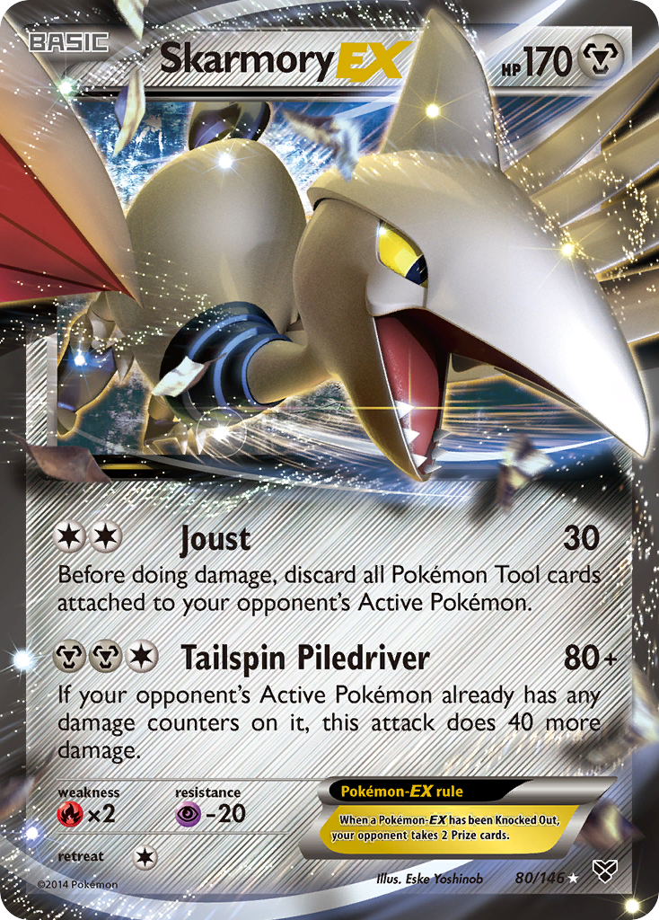 Skarmory EX (80/146) [XY: Base Set] - The Mythic Store | 24h Order Processing