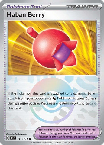 Haban Berry (111/131) (Poke Ball Pattern) [Scarlet & Violet: Prismatic Evolutions] - The Mythic Store | 24h Order Processing