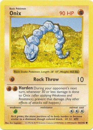 Onix (56/102) [Base Set Shadowless Unlimited] - The Mythic Store | 24h Order Processing