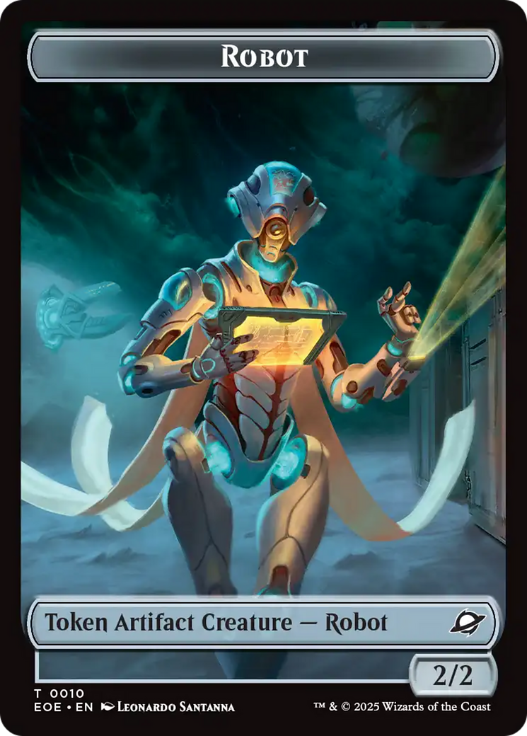 Robot // Drone Double-Sided Token [Edge of Eternities Tokens] - The Mythic Store | 24h Order Processing