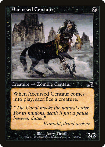 Accursed Centaur [Onslaught] - The Mythic Store | 24h Order Processing