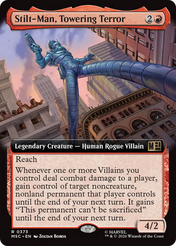 Stilt-Man, Towering Terror (Extended Art) [Marvel Super Heroes Commander] - The Mythic Store | 24h Order Processing
