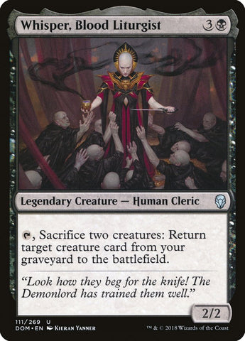 Whisper, Blood Liturgist [Dominaria] - The Mythic Store | 24h Order Processing