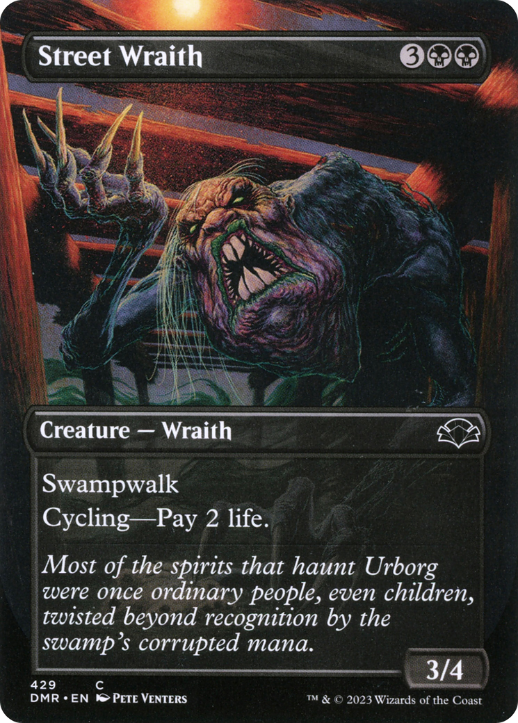 Street Wraith (Borderless Alternate Art) [Dominaria Remastered] - The Mythic Store | 24h Order Processing