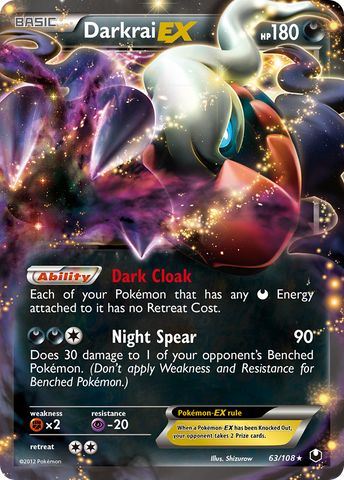 Darkrai EX (63/108) [Black & White: Dark Explorers] - The Mythic Store | 24h Order Processing