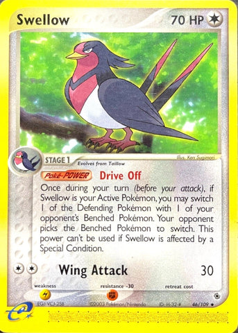 Swellow (46/109) [EX: Ruby & Sapphire] - The Mythic Store | 24h Order Processing