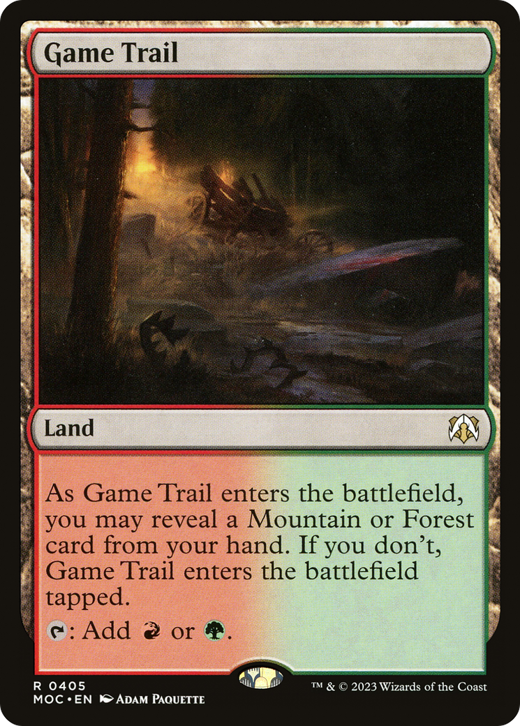 Game Trail [March of the Machine Commander] - The Mythic Store | 24h Order Processing