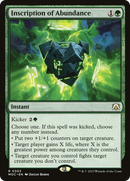 Inscription of Abundance [March of the Machine Commander] - The Mythic Store | 24h Order Processing