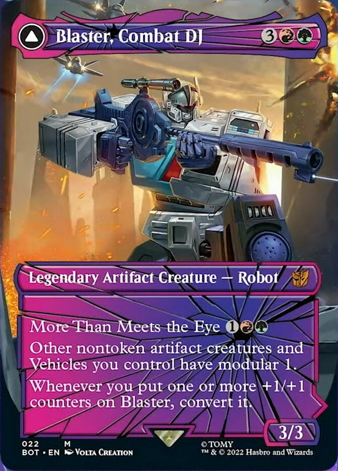 Blaster, Combat DJ // Blaster, Morale Booster (Shattered Glass) [Transformers] - The Mythic Store | 24h Order Processing