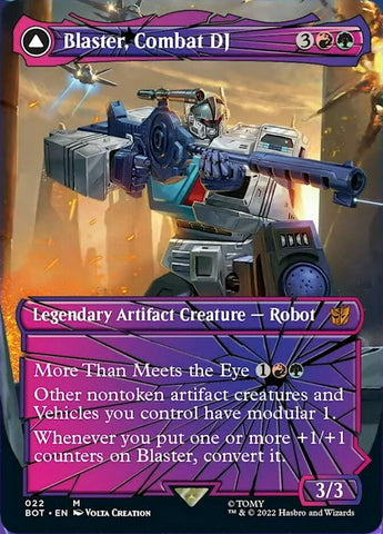 Blaster, Combat DJ // Blaster, Morale Booster (Shattered Glass) [Transformers] - The Mythic Store | 24h Order Processing