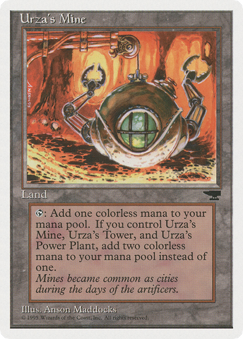 Urza's Mine (Orange Background) [Chronicles] - The Mythic Store | 24h Order Processing