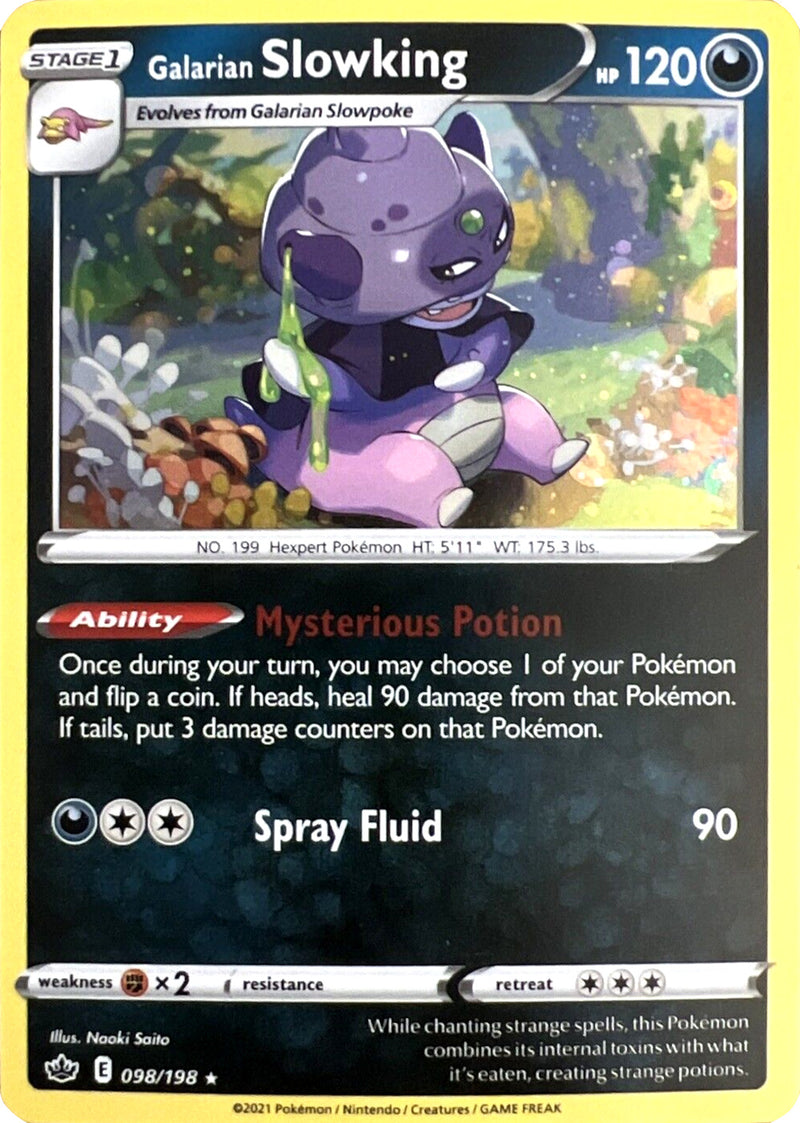 Galarian Slowking (098/198) (Cosmos Holo) [Sword & Shield: Chilling Reign] - The Mythic Store | 24h Order Processing
