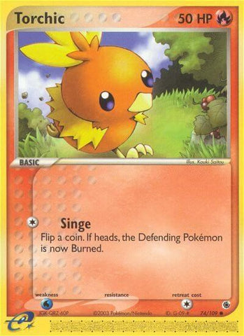 Torchic (74/109) [EX: Ruby & Sapphire] - The Mythic Store | 24h Order Processing