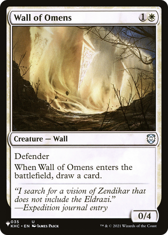 Wall of Omens (KHC) [The List] - The Mythic Store | 24h Order Processing